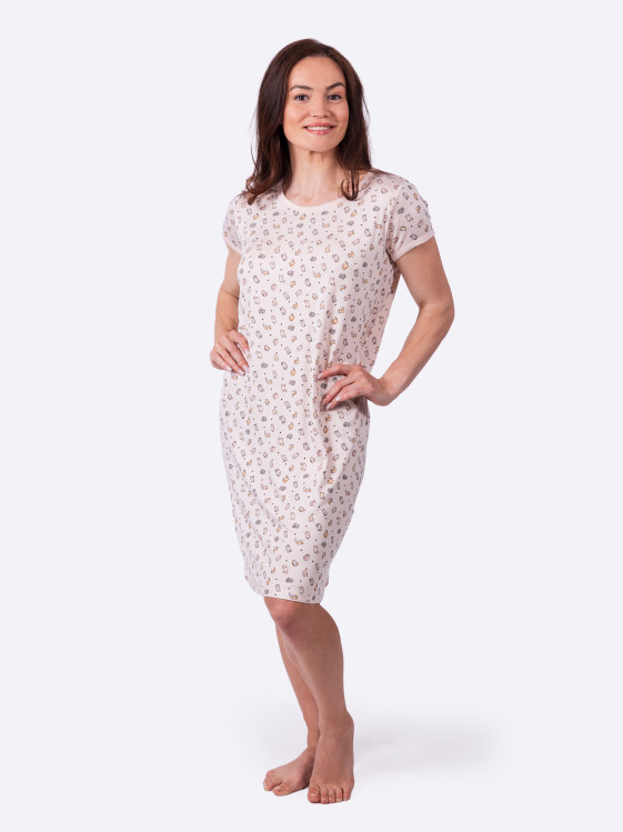 detail noční košile (domácí šaty) EMMA